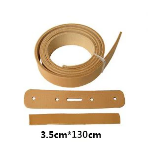 

130cm American vegetable tanned leather original color belt strip semi-finished belt bag strap shoulder strap DIY