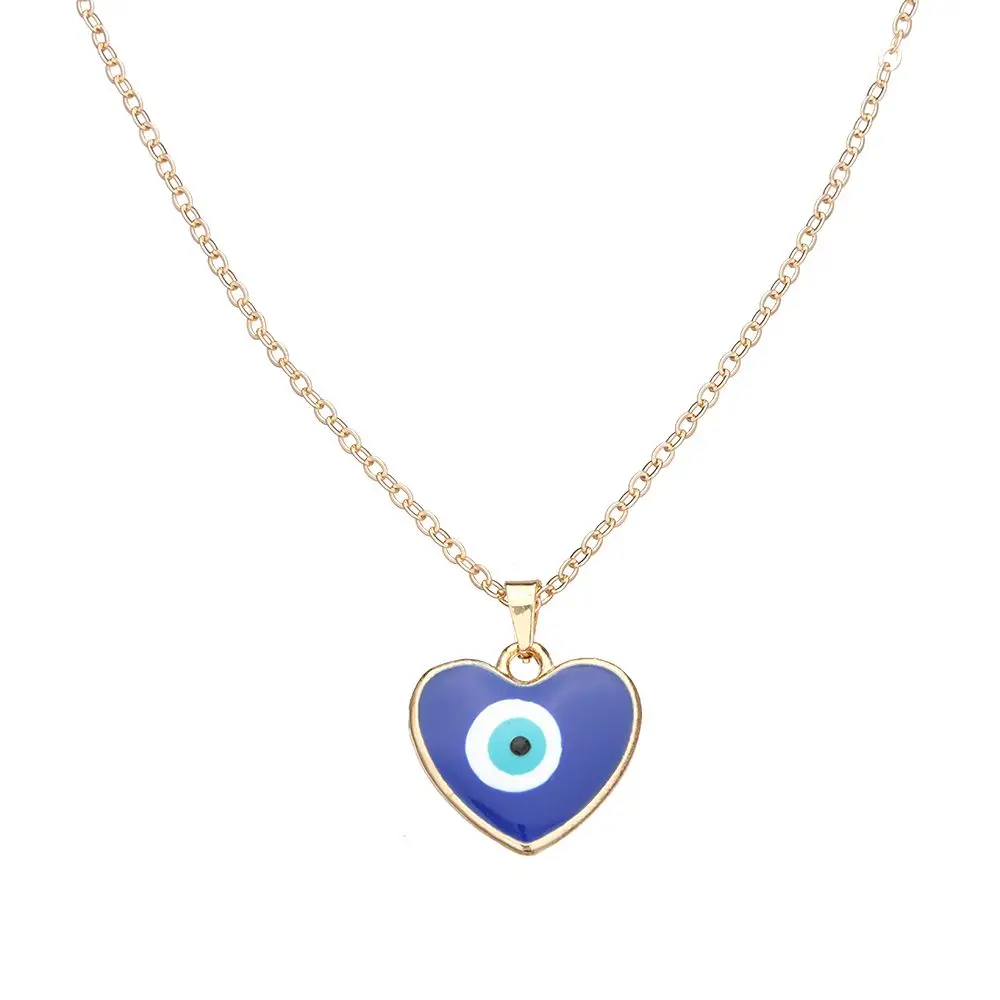 New Fashion Creative Evil Eye Pendant Necklace Choker Necklace Charm Amulet Gift for Women Men