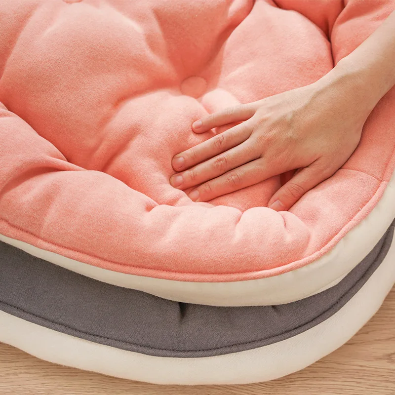 pink orthopedic dog bed