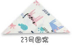 1 шт. нагрудники для малышей Smock Infant Burp Cloths мультфильм слюнявчик полотенце детские принадлежности для еды мягкие детские вещи - Цвет: 23