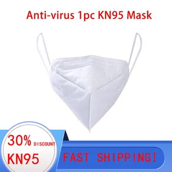 

1Pc KN95 Mask 95% Filtration Cotton Mouth Mask Anti Bacterial Dust Protection 3 Filters against Droplet Mask Unisex