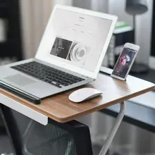 Портативный стол для ноутбука, небольшой стол для чтения, стоячий рабочий стол, фиксированный на стул, для использования в домашнем офисе