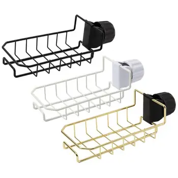 

Lock Fixed Kitchen And Bathroom Storage Rack Punch Free Faucet Storage Rack Drain Storage Shelf Sink Hanging Storage Holder