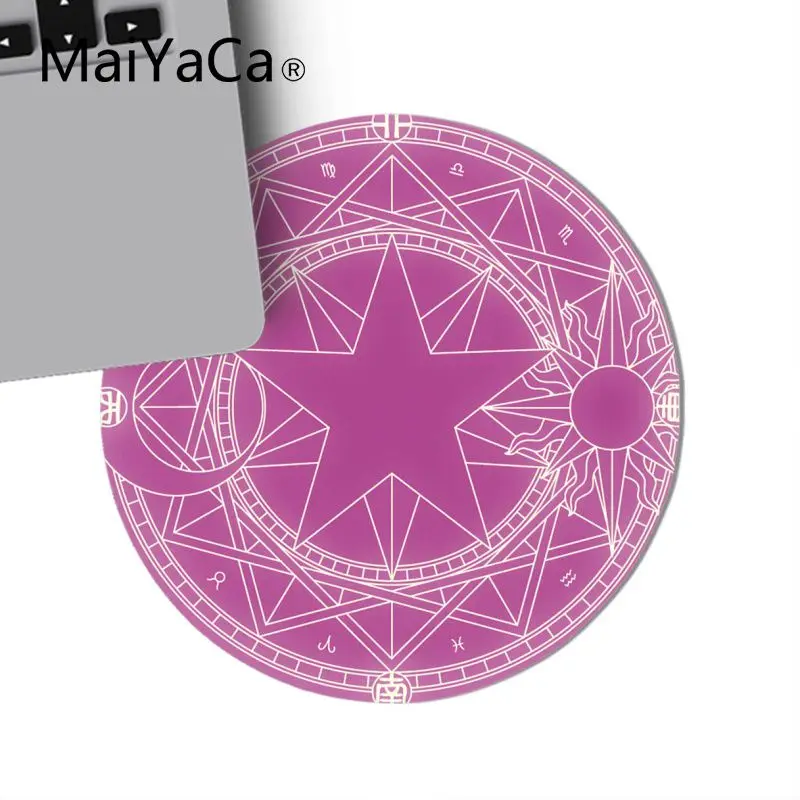 MaiYaCa разнообразие Сакура вызов компьютерный игровой Круглый Коврик Для Мыши Компьютерный Настольный коврик для игр - Цвет: 22x22cm