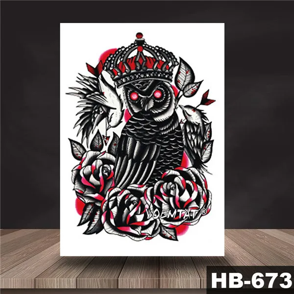 24 Demon devil, водостойкая временная татуировка, наклейка, японская Prajna, святая вспышка, татуировки, боди-арт, рука, поддельные татуировки - Цвет: 24