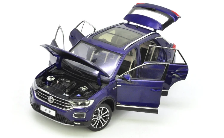 1:18 VW T-ROC внедорожник литая модель автомобиля игрушки Металлическая Модель автомобиля оригинальная коробка