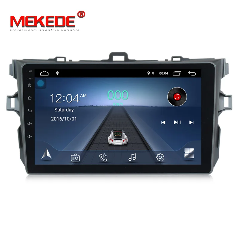 model MEKEDE Автомобильный мультимедийный плеер Радио стерео автомобиль Android 8,1 для toyota corolla 2007-2011 с навигацией стерео(без dvd) wifi BT - Цвет: model