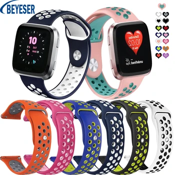 

For Fitbit Versa Fashion High quality Soft Silicone Strap Wristband Replacement Smart Sport Waterproof Band Bracelet Accessories