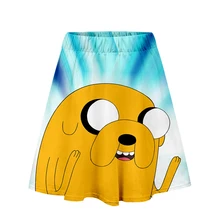 Юбка в стиле «Время приключений» в стиле кэжуал в стиле Харадзюку, новинка года, юбки в стиле «Время приключений», Новые Сексуальные женские юбки в стиле кэжуал