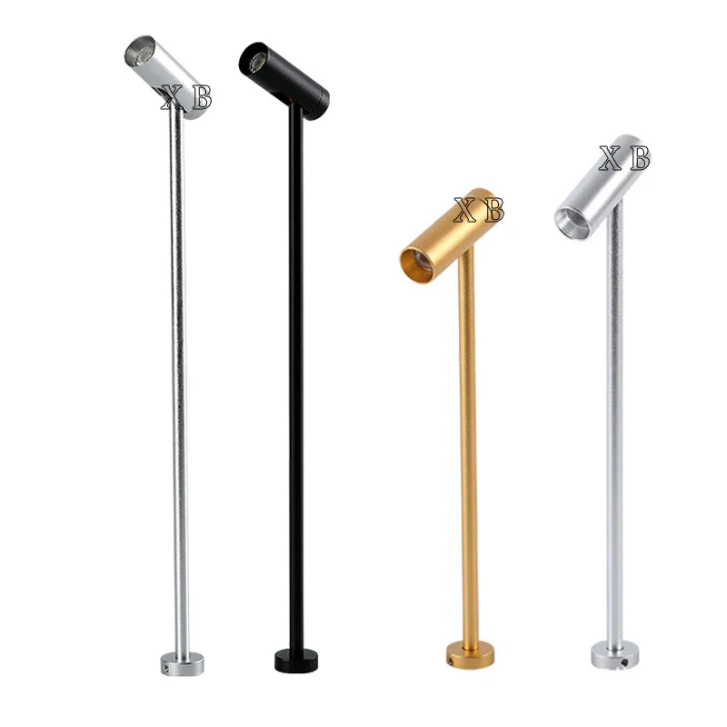 Dimmable Jewelry lamp 3W LED Spot lights Adjustable Led Showcase Light For Exhibition Display Led Mini Spot Lamp Surface Mounted 3