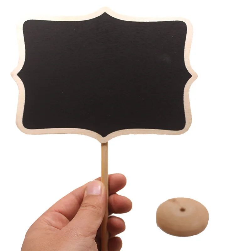 black board wooden place card holder favors (1)