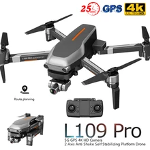 

L109PRO RC GPS Drone 4K Dual HD Camera Professional Aerial Photography Brushless FPV Foldable Quadcopter Distance 1200M Toy