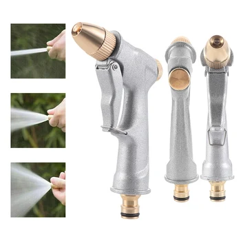 

Adjustable Pattern High Pressure Water Sprayer Gun Garden Hose Nozzle Multi Water Gun Lawn Plants Watering Home Garden Supplies