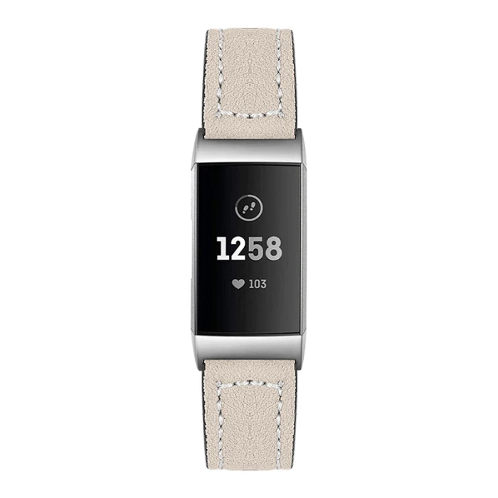 Кожаные Смарт-часы ремешок запасной браслет ремешок для FitbitCharge 3 VH99
