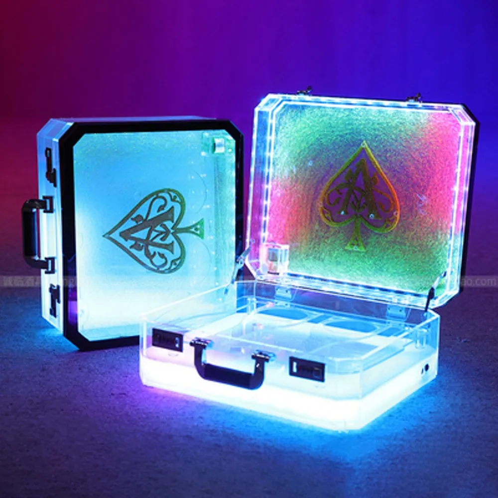 Ice Rock 3 bottles Rechargeable LED Ace of Spade Glorifier Box