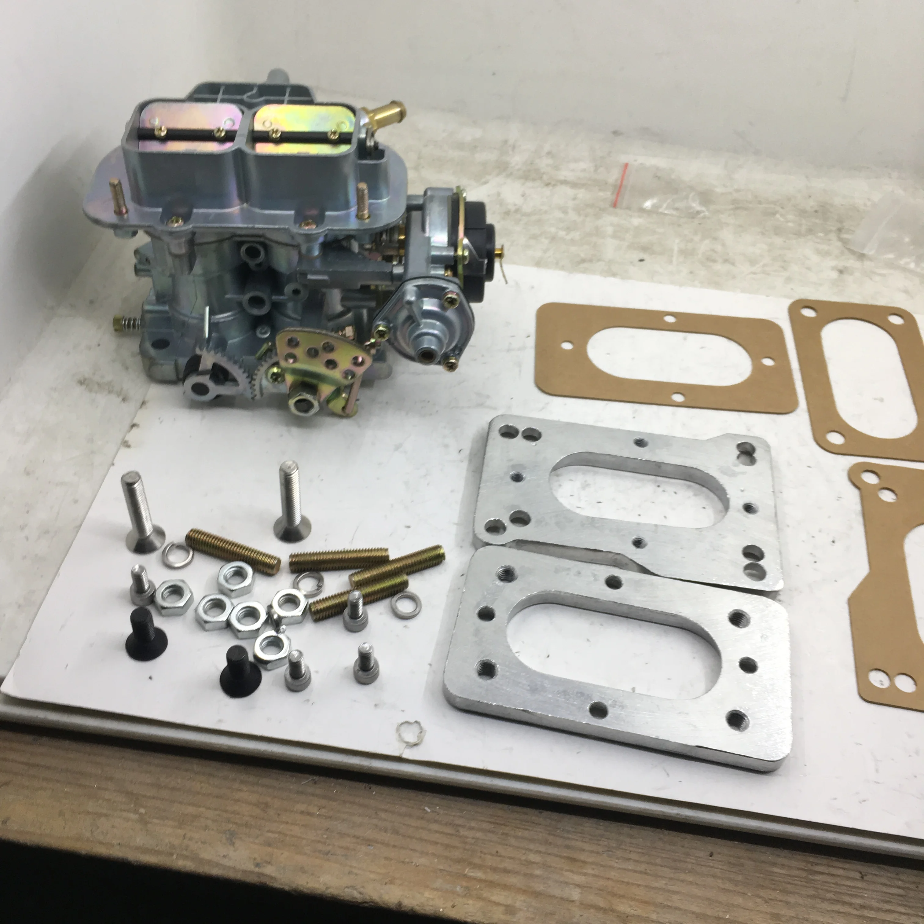 Sherryberg Fajs Empi Carburatore Carb Carburatore 38 Dges + Kit Adattatore Per Toyota 22R 20R Weber 38X38 Carburador 38/38 Dges Dgas