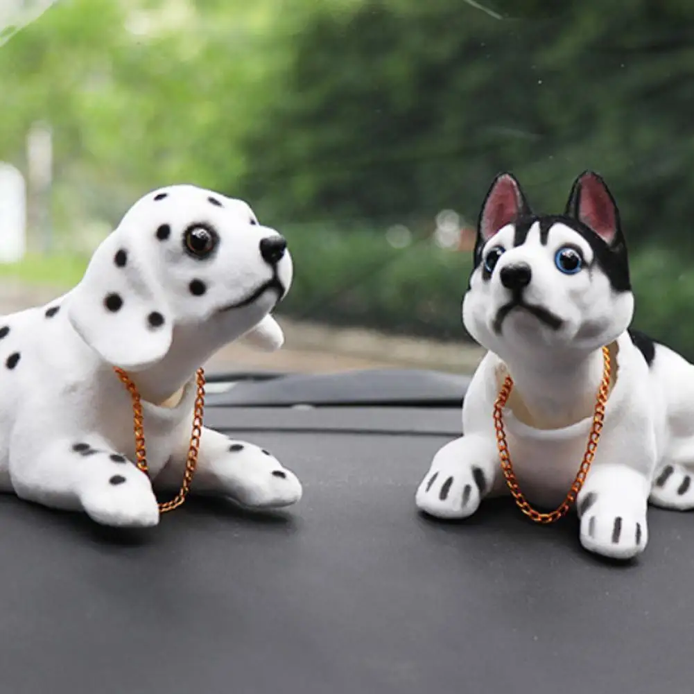 Details about   Simulation Shaking Head Nodding Dog For Car Ornament Car Decoration Accesso New 