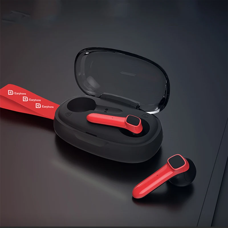 

In-ear Wireless Headphones Bluetooth Earphone With Microphone HiFi Stereo Headsets Fingerprint Touch Earbuds Sport Waterproof