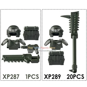 

21PCS Heavily Armed Commander Military Army City Police With Weapons Building Blocks Children Toys KT1037