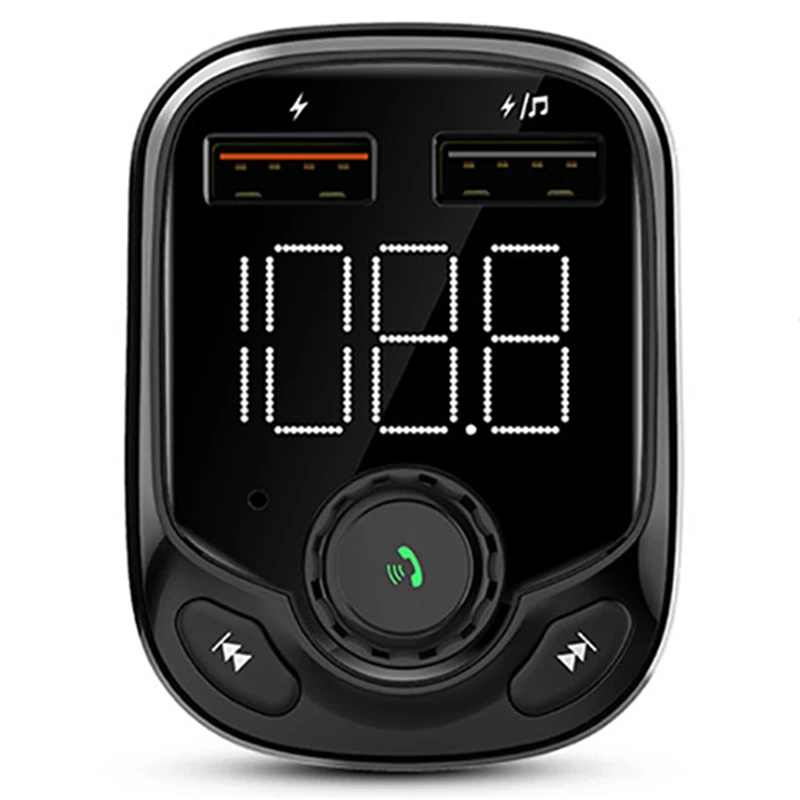 C20 беспроводной автомобильный Bluetooth fm-передатчик двойной Usb зарядное устройство Aux вход Tf карта Беспроводное зарядное устройство для samsung Note 9