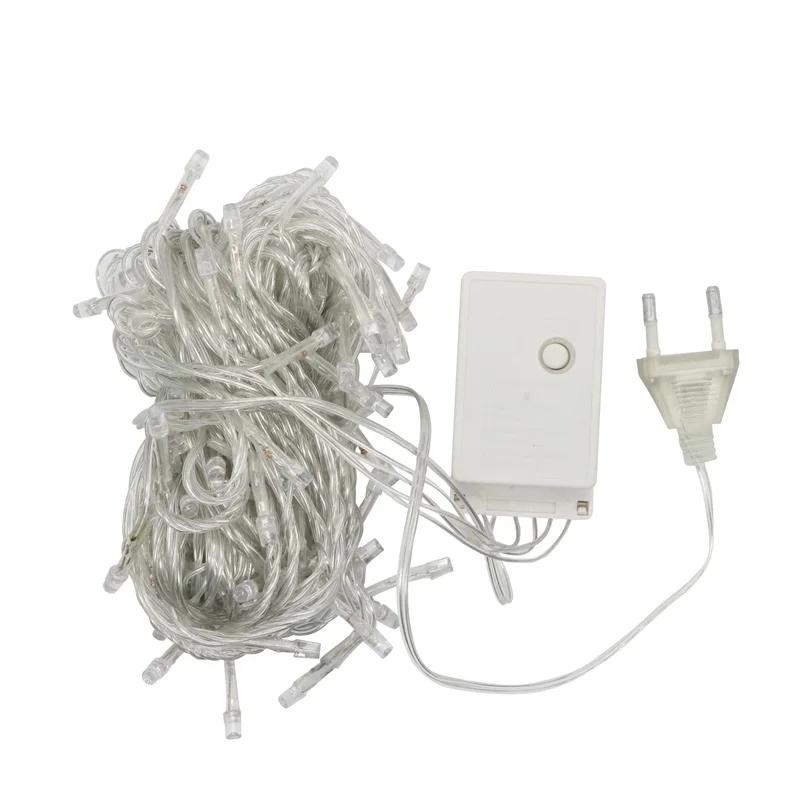 SZYOUMY 10 м Рождественские огни AC110V 220 В 100 светодиодный праздничный Декор гирлянды для рождества, свадьбы, вечеринки, фестиваля 9 цветов