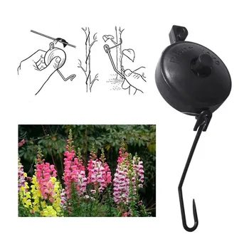 

New 10pcs Smart Retractable Plant Yoyo With Stopper Hydroponics Grow Support Hanger Hydroponic For Home Garden Plants Grow