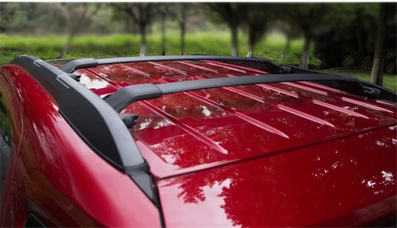 2pcs fit For Ford Ecosport Roof Rack 2013 Car Aluminum Alloy Side Bars Cross Rails Luggage Carrier Rack