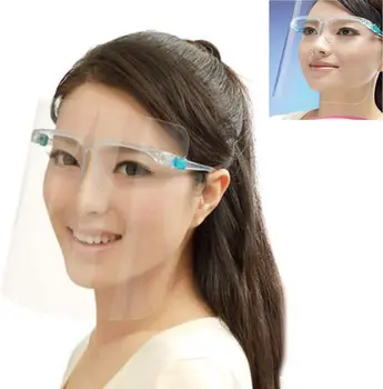 

Faceshield Transparent Full Face Cover Safety Protective Film Tool Anti-oil Anti-fog Kitchen Outside Use