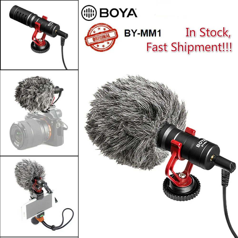 

Brand New BOYA BY-MM1 Mic Microphone for DJI Ronin-S Ronin-M OSMO Mobile 2 Gimbal