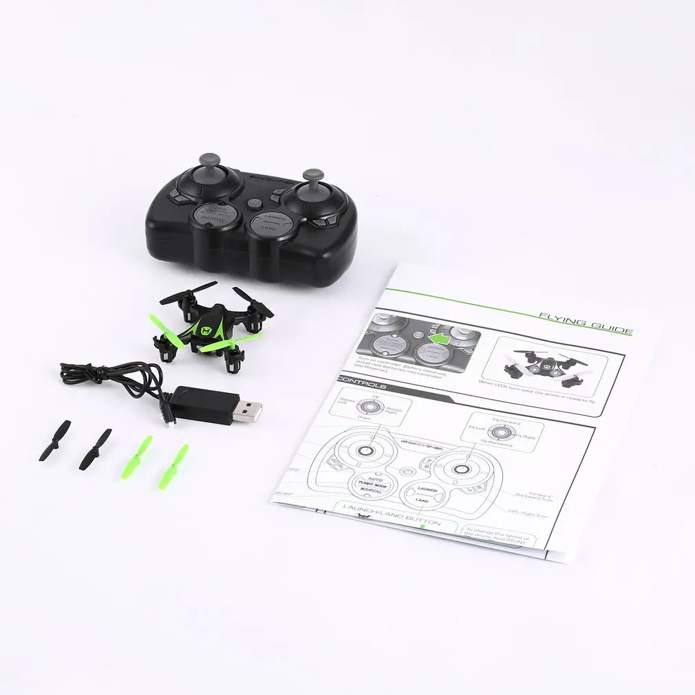

2.4Ghz 4CH RC Airplane Drone Remote Control One-touch Stunts Battery Plane Quadcopter Auto Hover Flight Assist Drone Kids Gift