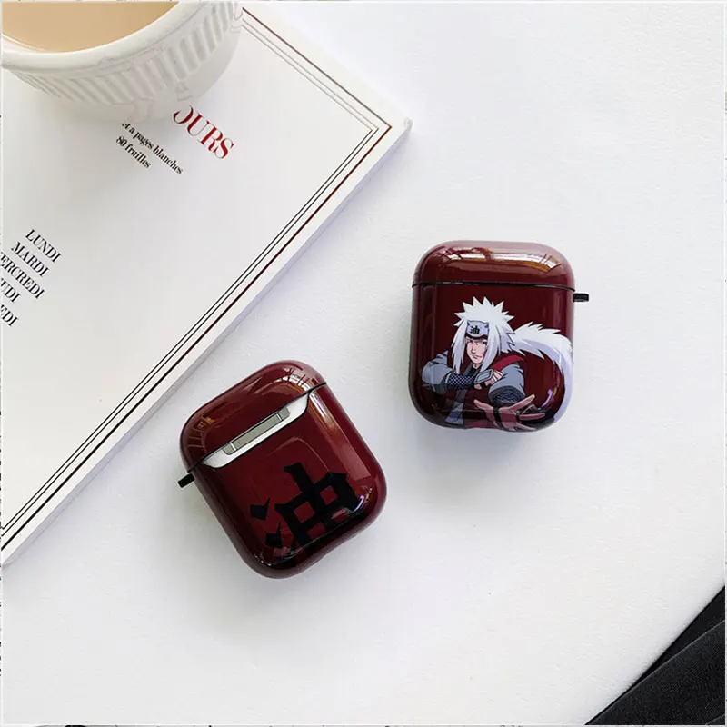 Чехол для наушников Наруто Аниме Jiraiya Uchiha Itachi Sasuke Pain чехол s Apple Airpods 2 1 зарядного