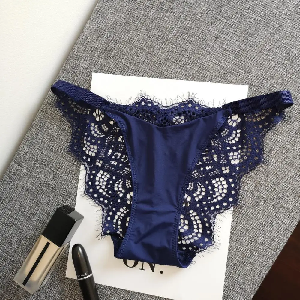 

New style ice silk panties women's thin belt narrow side feminine hollowed out 117