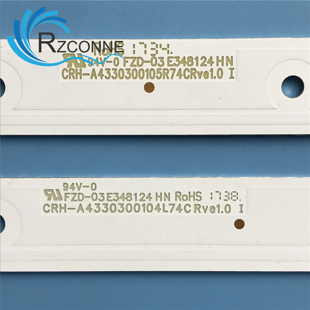 Faixa de Retroiluminação Led para lg 43 tv Crh-a4330300104l6cnrev1.0 Crh-a4330300105r6cnrev1.0 Led 43ug620v 43uj620v 43uj620v - Imagem 4