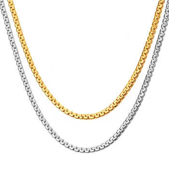 

Hip Hop Cuban Link Chain Necklaces 6.5mm Male Gold Color Stainless Steel Long Choker Chains For Men/Women Jewelry Dropshipping