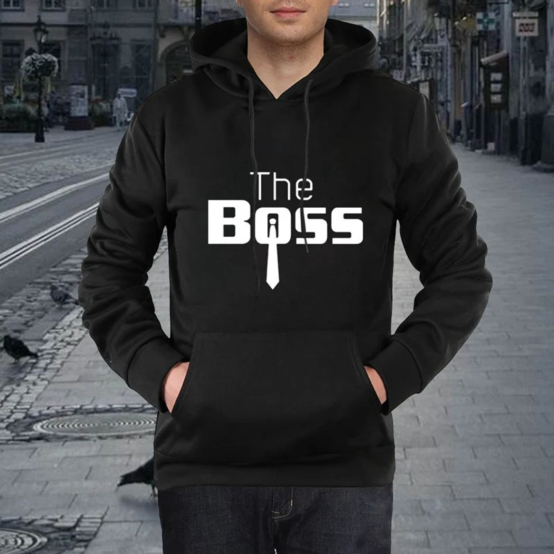 The Boss The Real Boss толстовки для пар для женщин и мужчин свитшот с надписью для влюбленных пары худи пуловеры в стиле кэжуал подарок