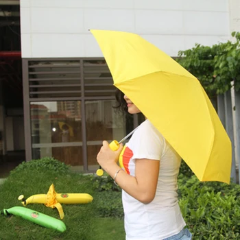 

Folding Banana Rain Umbrella Windproof Folding Umbrella