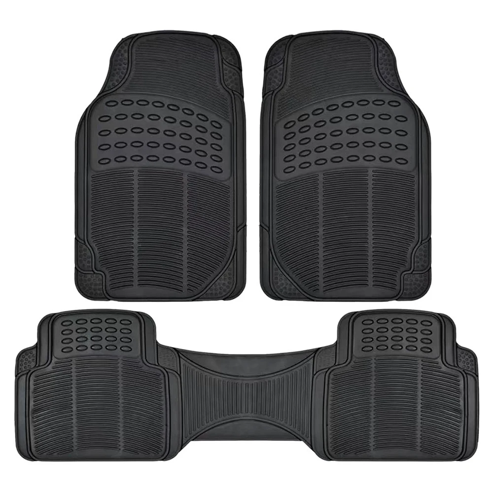 

Универсальный автомобильный водонепроницаемый Противоскользящий напольный коврик из ПВХ Аксессуары-модификации для автомобиля 3 шт./комплект