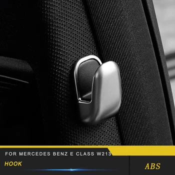 

For Mercedes Benz E Class W213 2017-2019 Auto Car Styling Door Hook Cover Trim Frame Sticker Interior Accessories