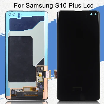 

Dinamico For Samsung Galaxy G975 LCD Screen With Touch Panel Digitizer Assembly Replacement S10 Plus LCD Display With Frame