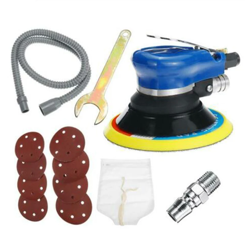 

13Pcs 6 150mm Air Body Random Orbital Palm Sanders Buffing Sanding Tool
