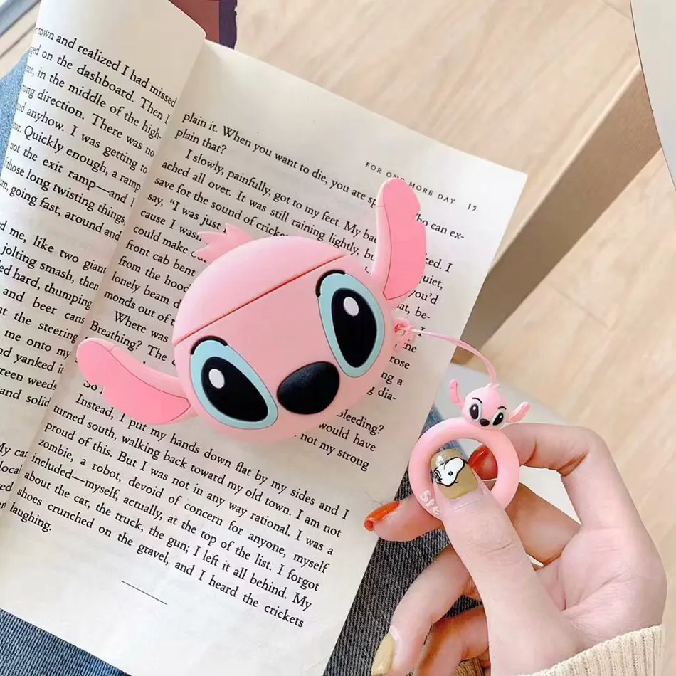 Для AirPods Pro Чехол 3D Милый Забавный инопланетянин кавайный мультяшный чехол для наушников для AirPods 3 Мягкий защитный чехол с крючок карабина - Цвет: A6