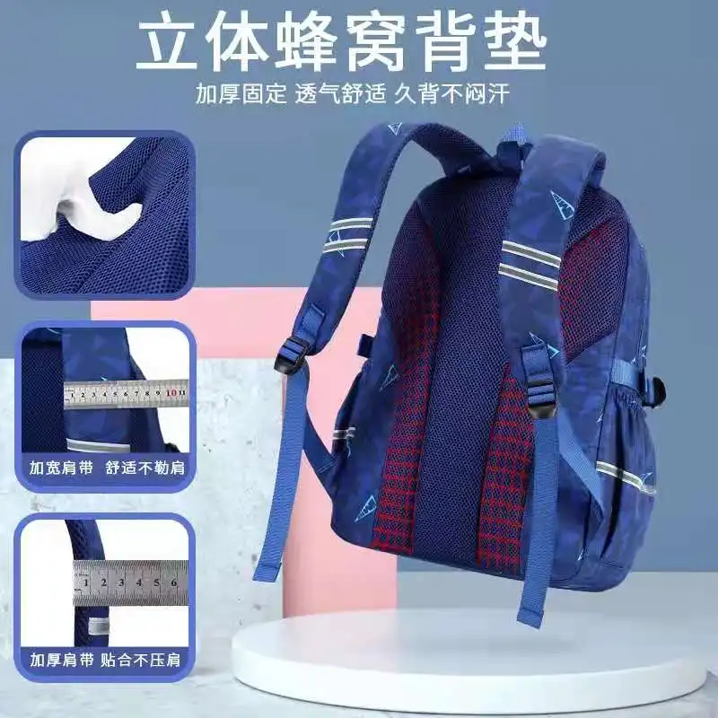 Disney Mickey Minnie School Bags For Boys Girls Primary Student Shoulder Orthopedic Backpack Grade 1-3 Large Capactiy Mochila