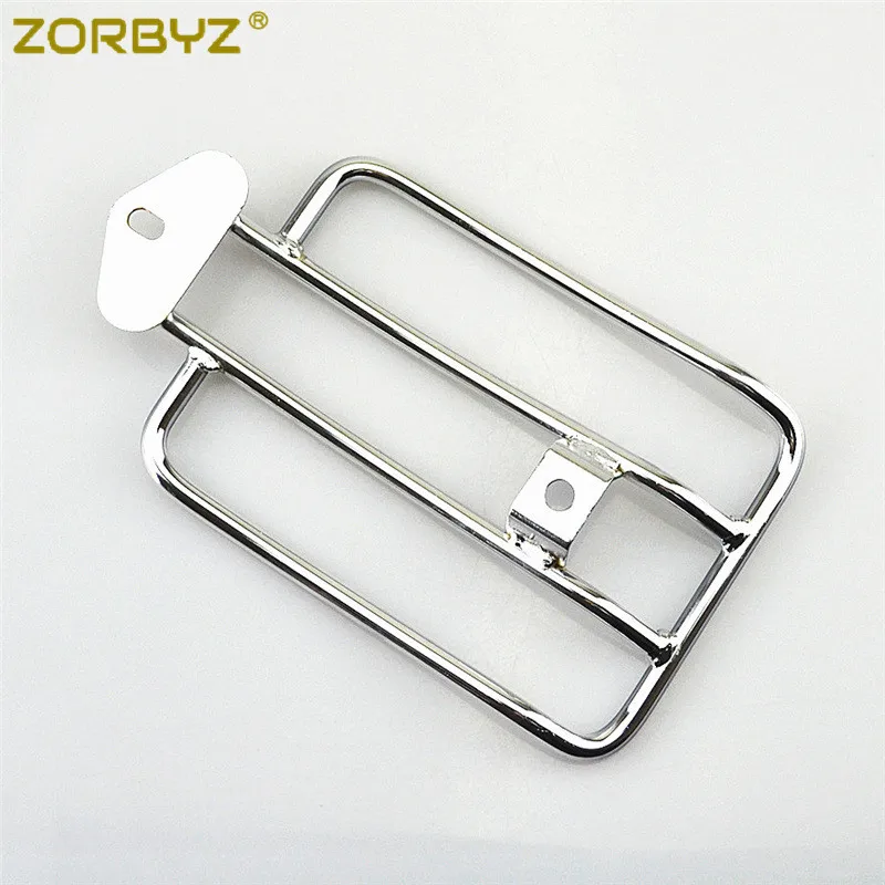 ZORBYZ Motorcycle Chrome Rear Fender Luggage Rack Carrier Solo Seat For Harley Sportster XL883 1200 2004-