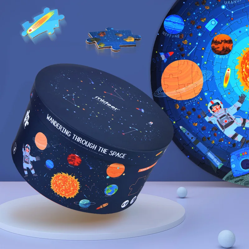 

MiDeer Mi Deer Children Space Walk 150 P Jigsaw Puzzle Training Imagination Focus Educational Early Childhood Toy
