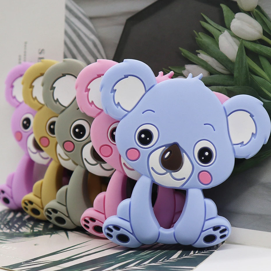 

1pc Baby Teether Teething Toys Silicone Teether Pacifier Pendant Necklace Accessories Infant Chew Toys DIY Childen's Goods Gifts