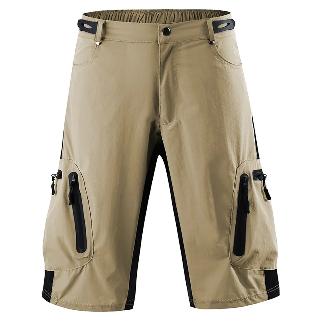 Men's Sport Pure Color Pant Bandage Casual Loose Sweatpants Drawstring Multi-pocket Streetwear Sweatpants Trousers#45