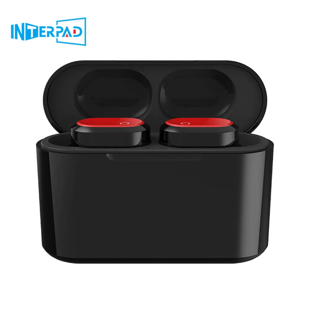 

2019 Interpad V201 Wireless Earphones Native Noise Cancelling Stereo Touch Control Super Bass For Smartphone Android Xiaomi ios