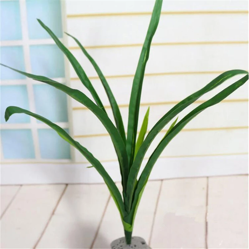 

20pcs Artificial Orchid greenery fake plastic green leaves flores Flower DIY arrangements wedding home Decorative plant leaf