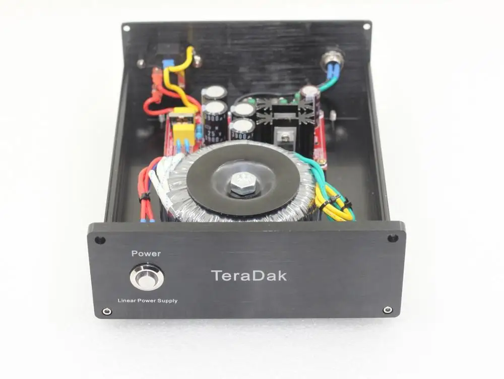 TeraDak DC12V 4A zasilacz zasilacz HiFi aktualizacja liniowy zasilacz o niskim poziomie hałasu