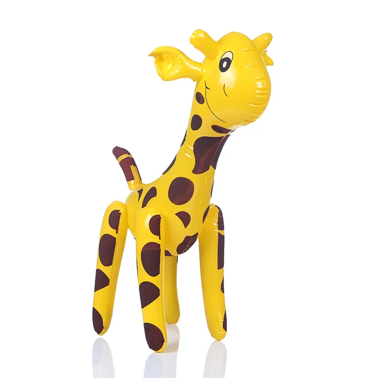 

PVC Inflatable Giraffe Balloon Toy Inflatable Deer Small Animal Wholesale Forest Animal Toy Factory Direct